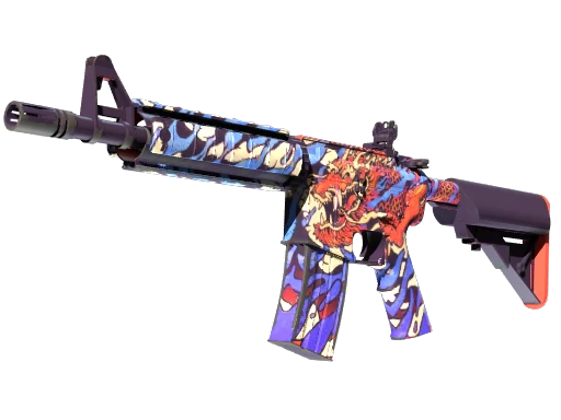 M4A4 | 龙王 (略有磨损)