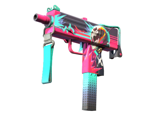 MAC-10 | 霓虹骑士 (久经沙场)